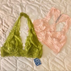 Free People bralettes